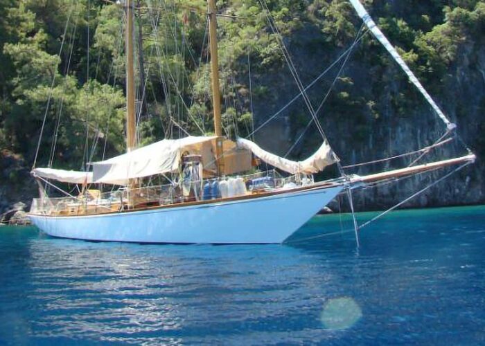 Vixen II Classic Yacht For Sale - At Anchor