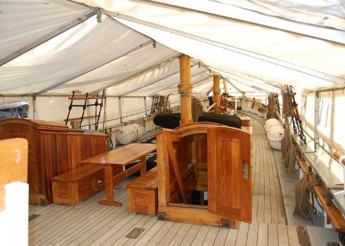 Zar Classic Yacht For Sale - Under Tent