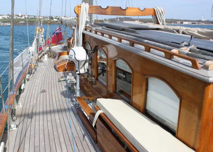 Halcyon Classic Yacht For Sale - On Deck