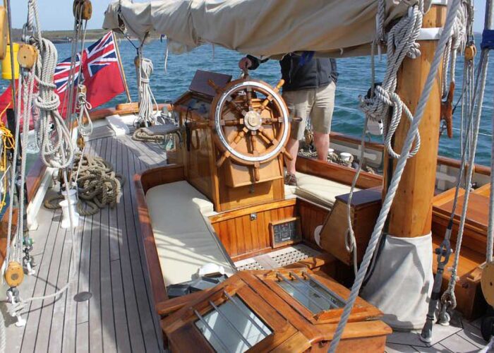 Halcyon Classic Yacht For Sale - On Deck