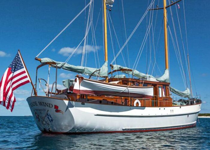 Trade Wind Classic Yacht For Sale - At Anchor
