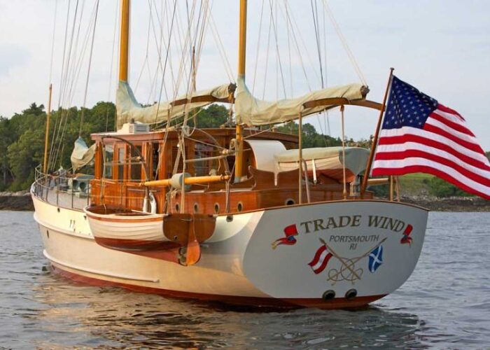 Trade Wind Classic Yacht For Sale - At Anchor