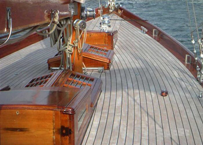Irina VII Classic Yacht For Sale Foredeck
