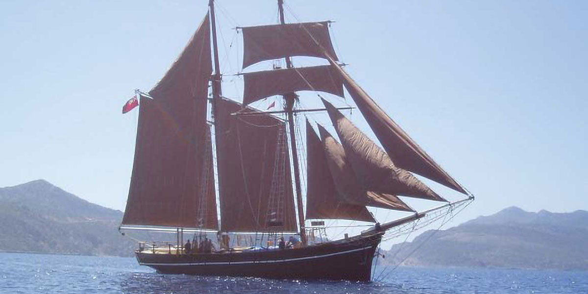 Rhea Classic Yacht For Sale Under Sail