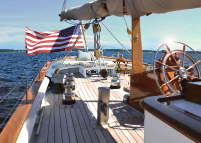 Columbia Classic Yacht For Sale Aft Deck